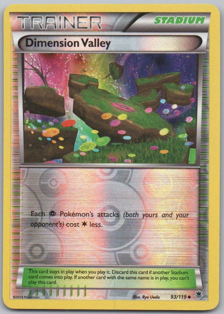 Dimension Valley 093 Normal Trainer Card - Phantom Forces