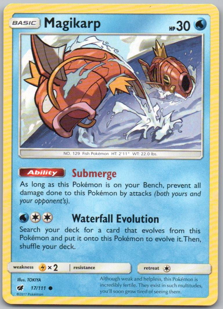 Magikarp 17 Normal Water Card - Crimson Invasion