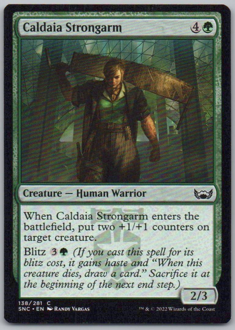 Caldaia Strongarm 138 Normal Creature Card - Streets of New Capenna