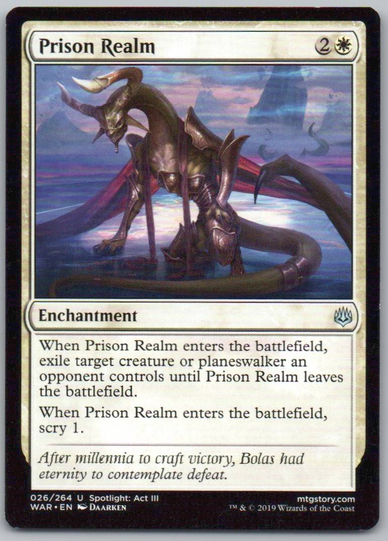 Prison Realm 26 Normal Enchantment Card - War of the Spark