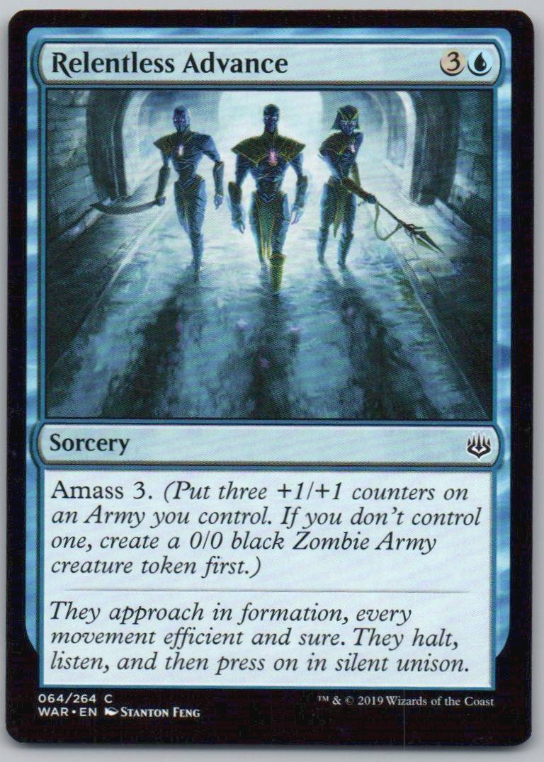 Relentless Advance 64 Normal Sorcery Card - War of the Spark