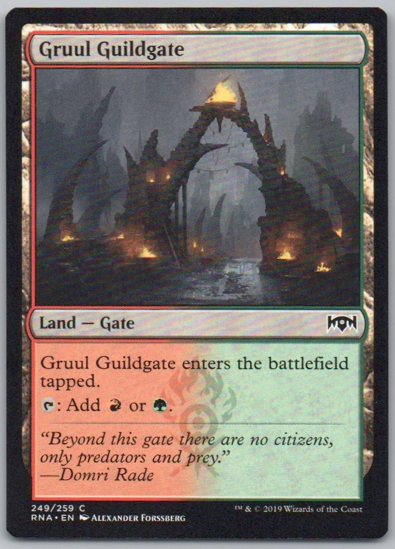 Gruul Guildgate (249) 249 Normal Land Card - Ravnica Allegiance