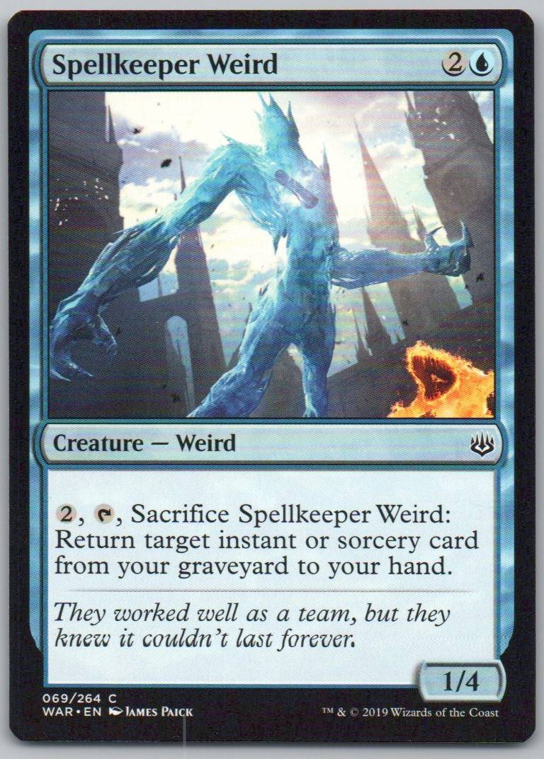Spellkeeper Weird 69 Normal Creature Card - War of the Spark