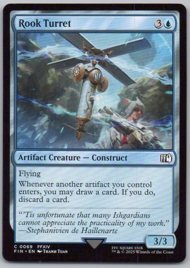 Rook Turret 69 Normal Artifact Card - FINAL FANTASY