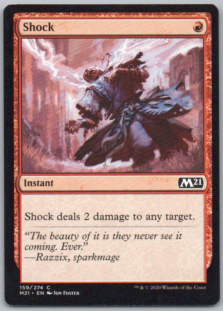 Shock 159 Normal Instant Card - Core Set 2021