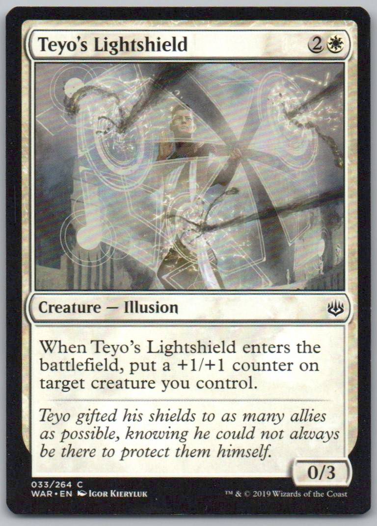 Teyo's Lightshield 33 Normal Creature Card - War of the Spark