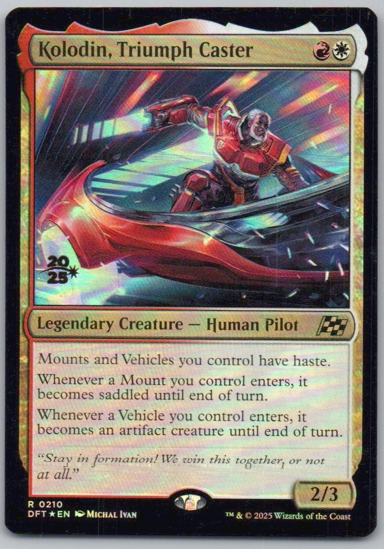 Kolodin, Triumph Caster 210 Normal Legendary Card - Aetherdrift