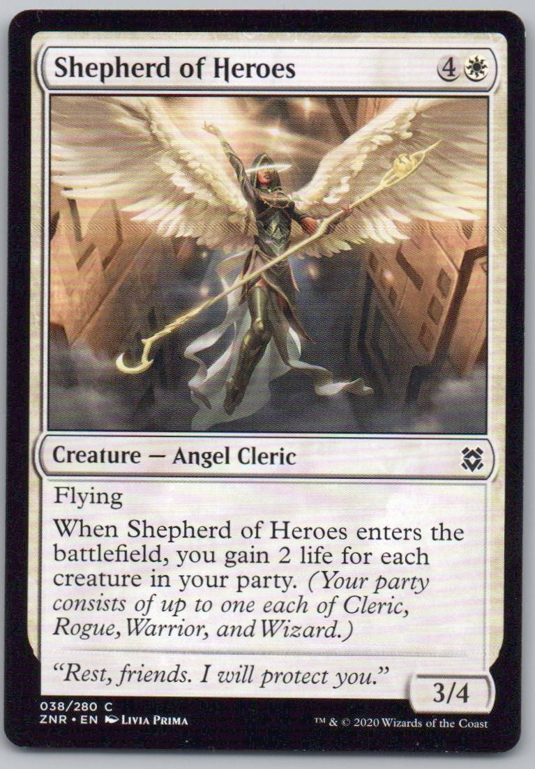 Shepherd of Heroes 38 Normal Creature Card - Zendikar Rising
