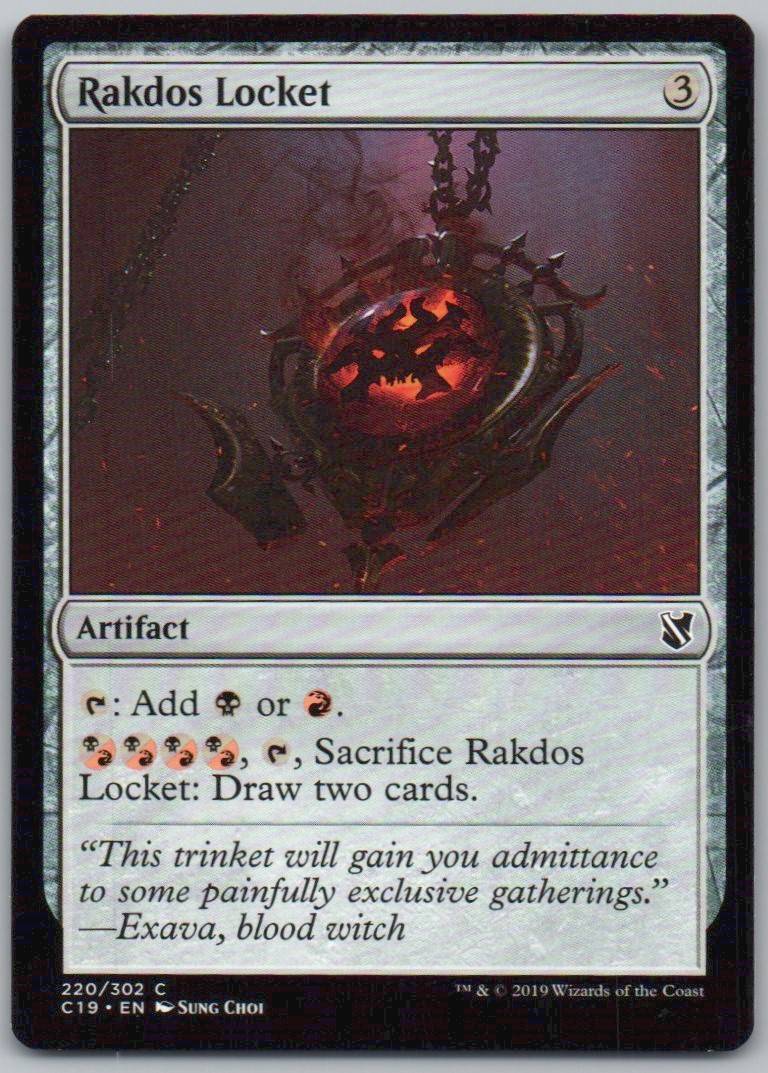 Rakdos Locket 220 Normal Artifact Card - Commander 2019
