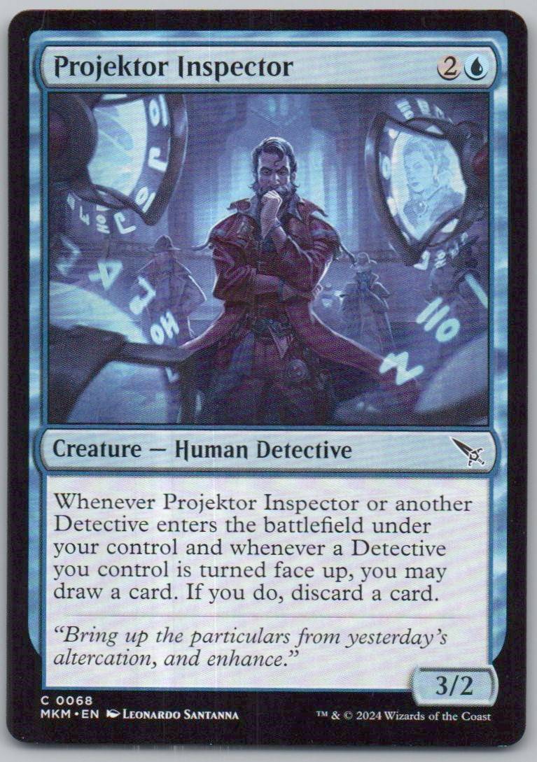 Projektor Inspector 68 0 Creature Card - Murders at Karlov Manor