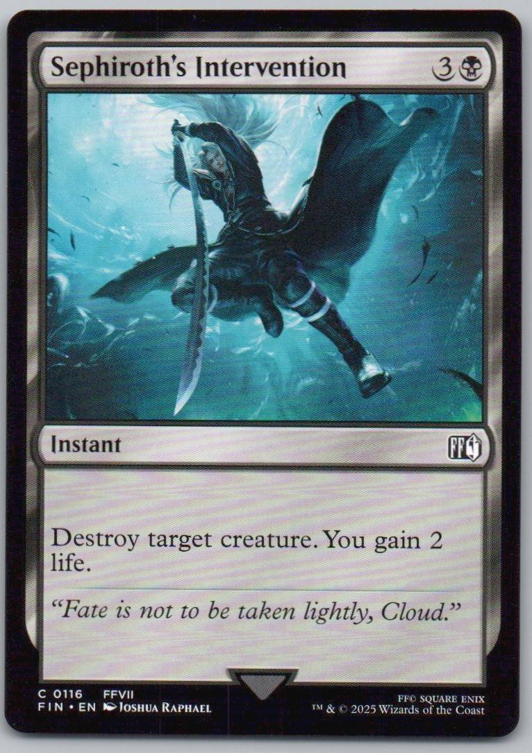 Sephiroth's Intervention 116 Normal Instant Card - FINAL FANTASY