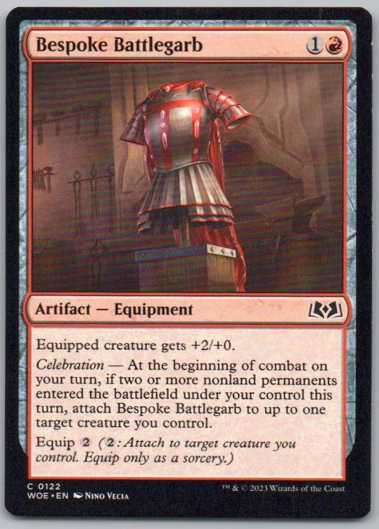 Bespoke Battlegarb 122 Normal Artifact Card - Wilds of Eldraine