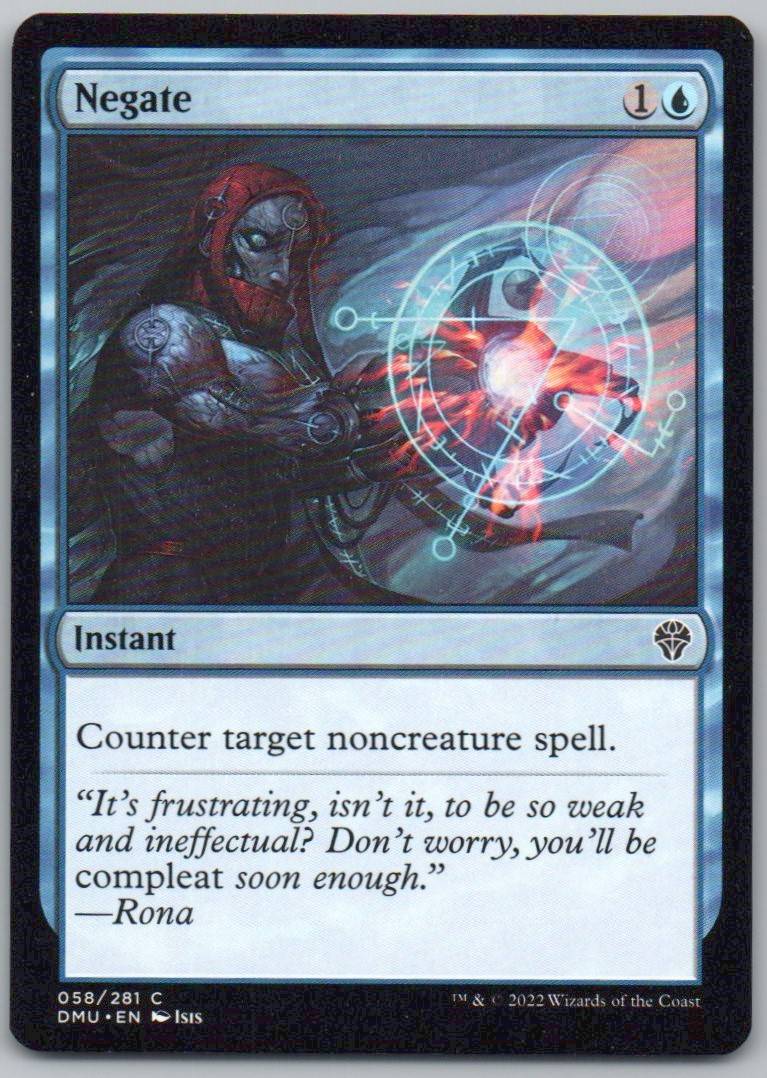 Negate 58 Normal Instant Card - Dominaria United