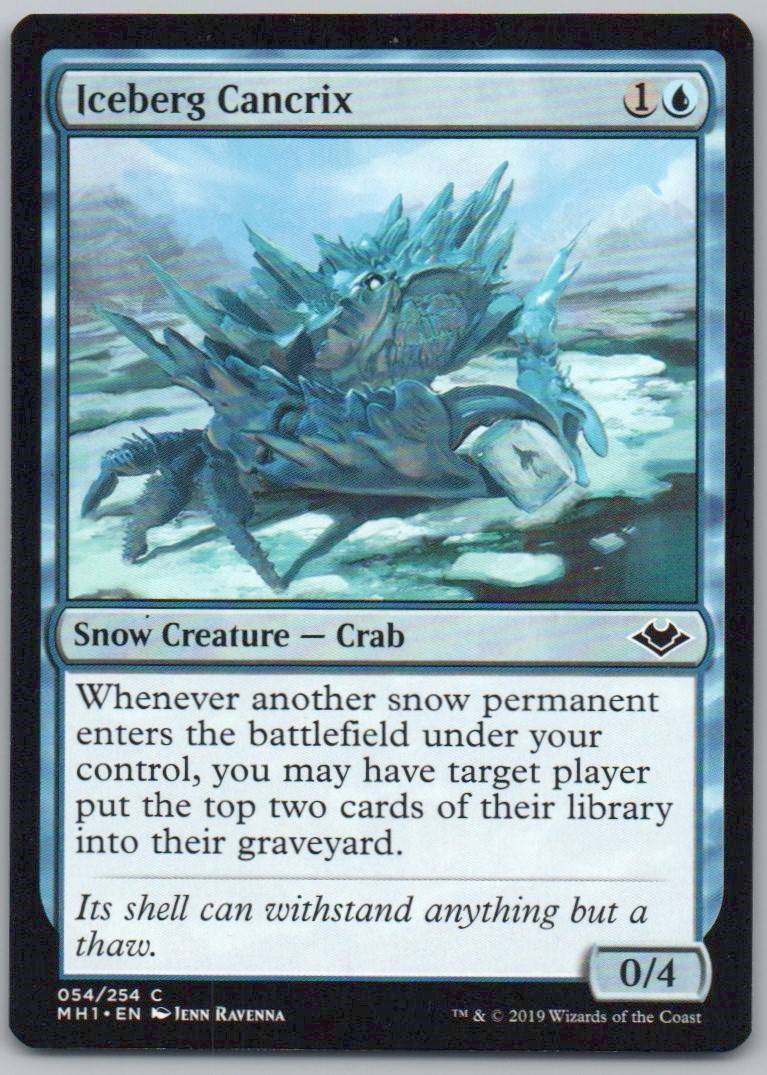 Iceberg Cancrix 54 Normal Creature Card - Modern Horizons