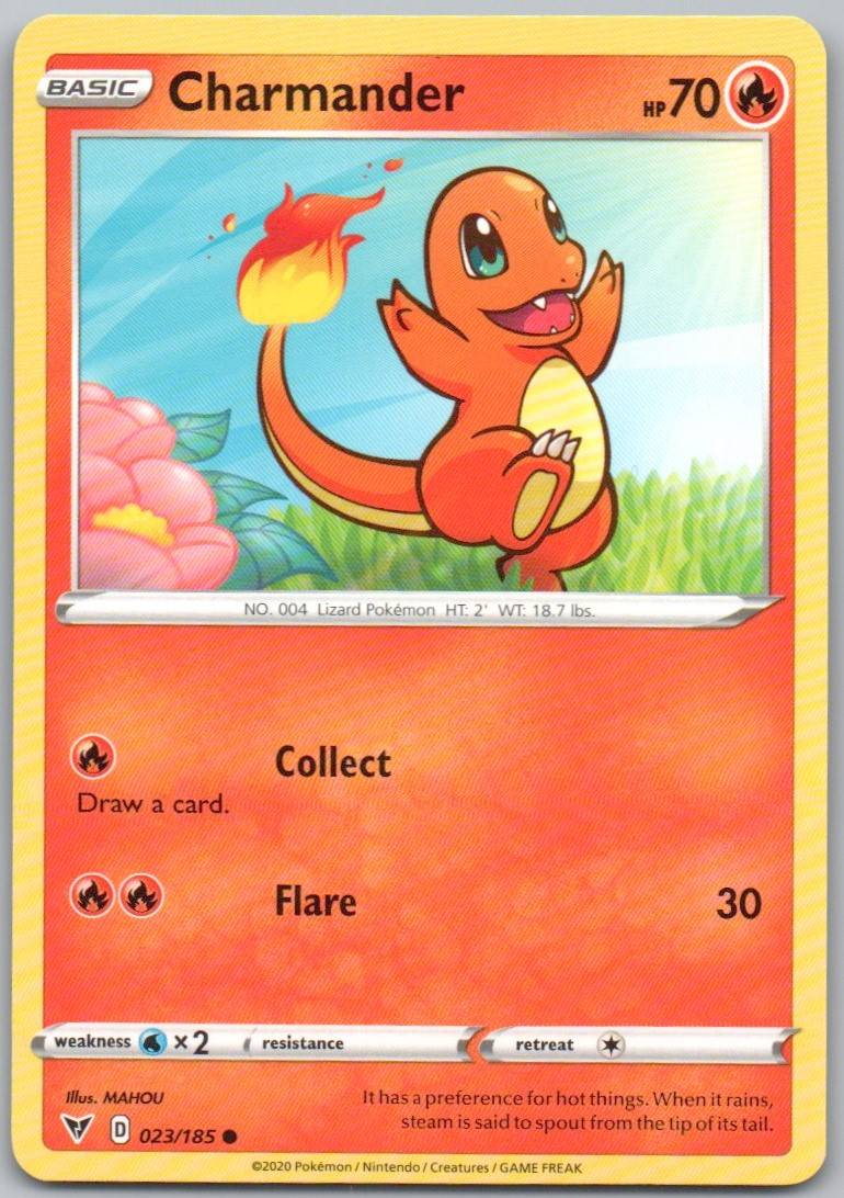 Charmander 023 Normal Fire Card - Vivid Voltage