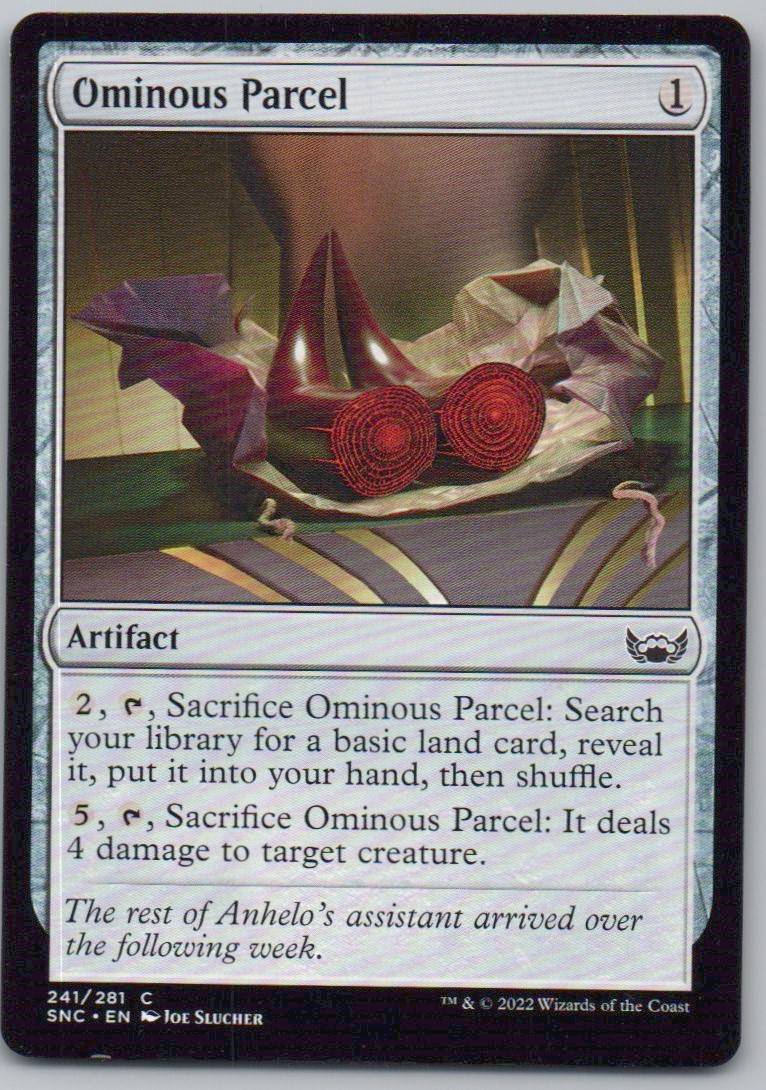 Ominous Parcel 241 Normal Artifact Card - Streets of New Capenna