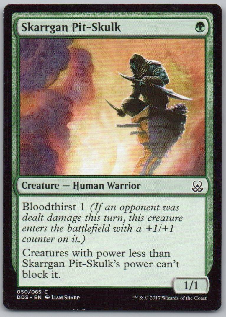 Skarrgan Pit-Skulk 50 Normal Creature Card - Duel Decks: Mind vs. Might