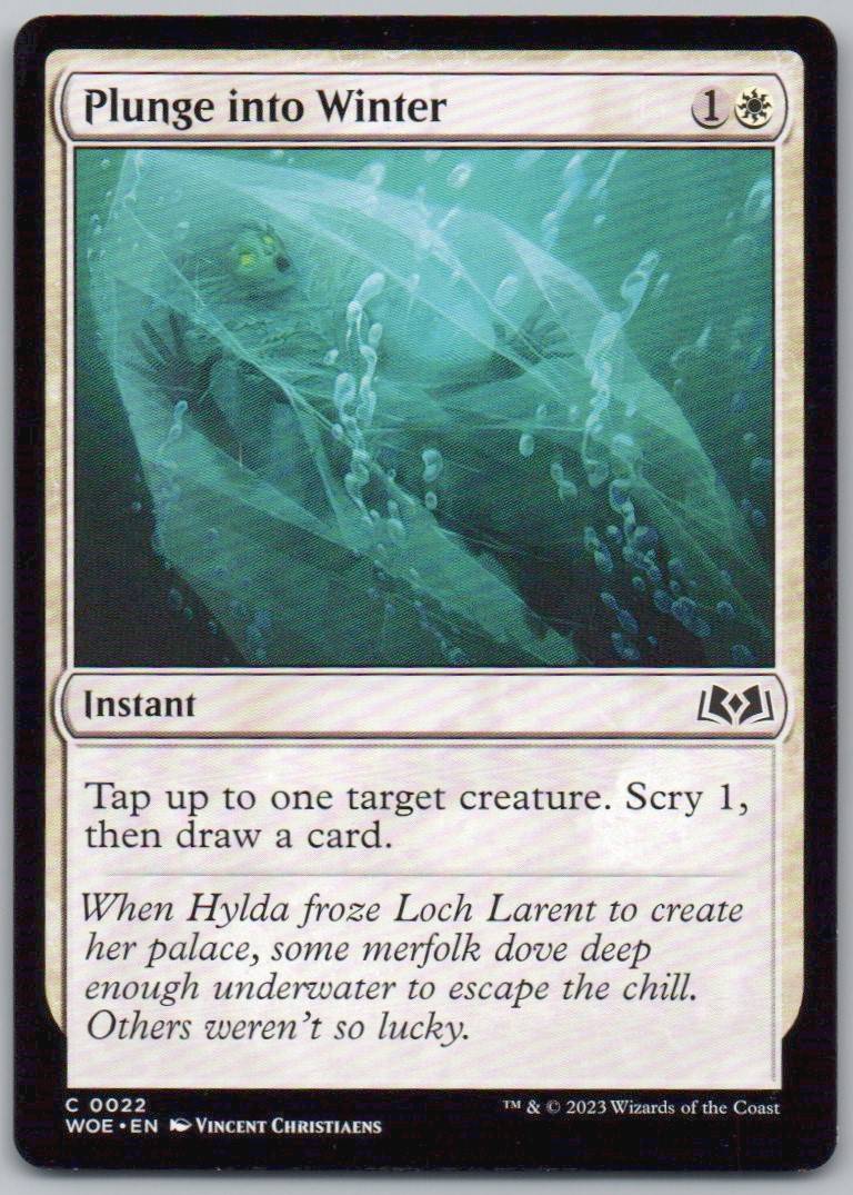 Plunge into Winter 22 Normal Instant Card - Wilds of Eldraine
