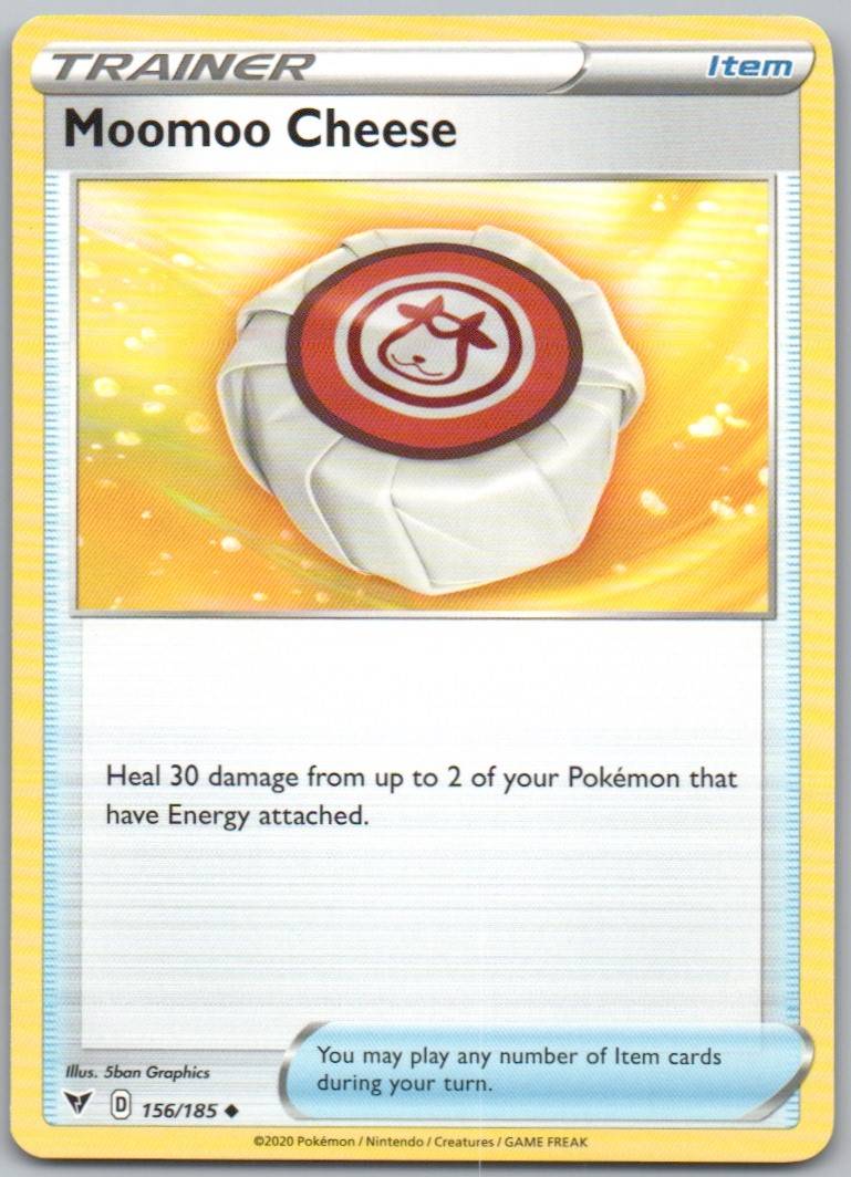 Moomoo Cheese 156 Normal Trainer Card - Vivid Voltage