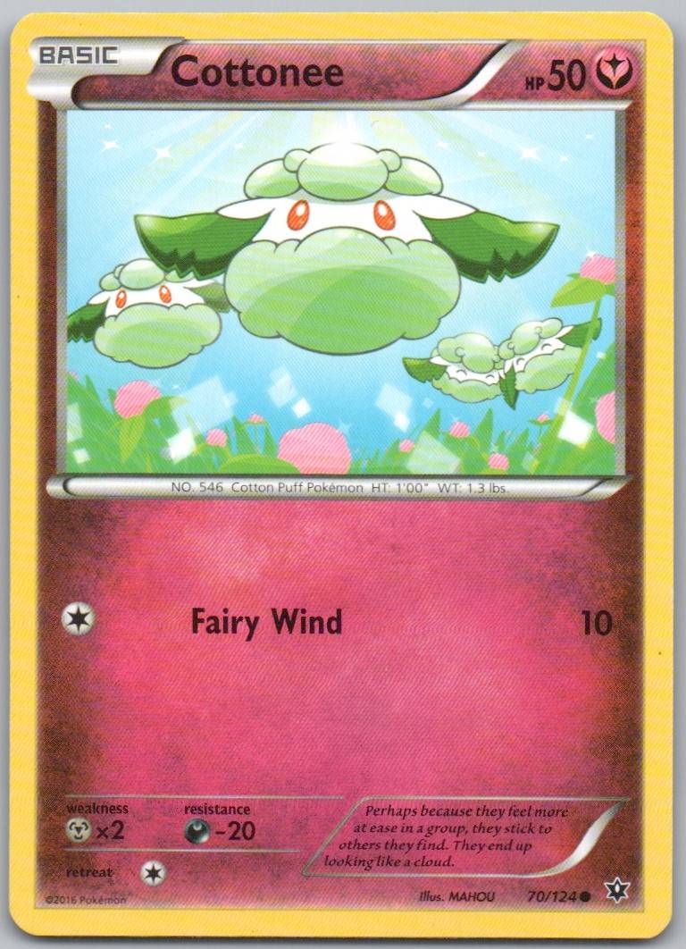 Cottonee 070 Normal Fairy Card - Fates Collide