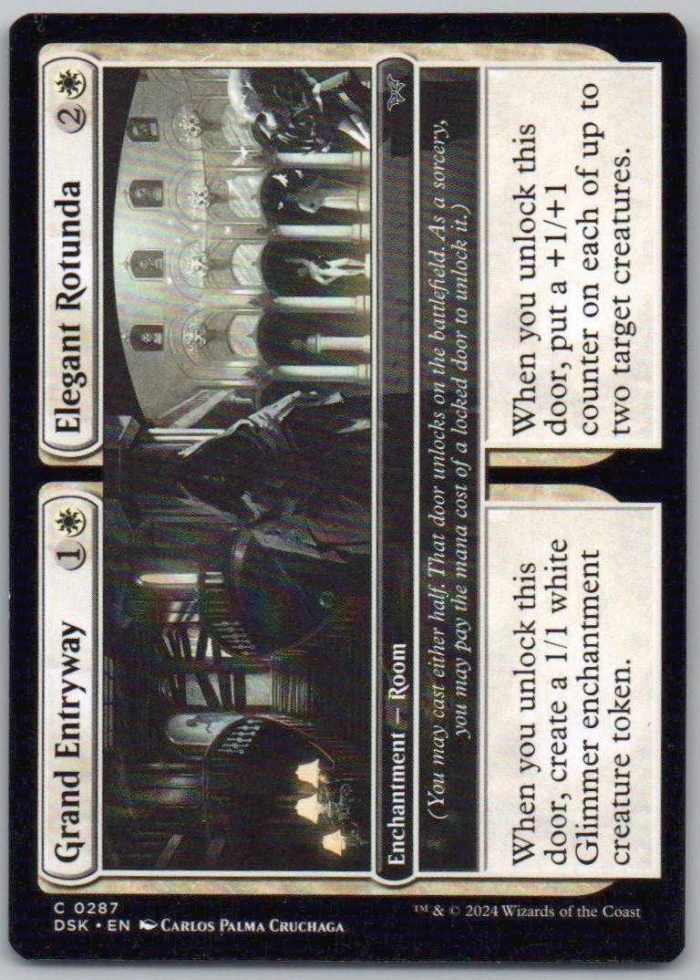 Grand Entryway // Elegant Rotunda (0287) 287 Normal Enchantment Card - Duskmourn: House of Horror