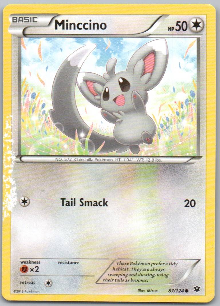 Minccino 087 Normal Colorless Card - Fates Collide