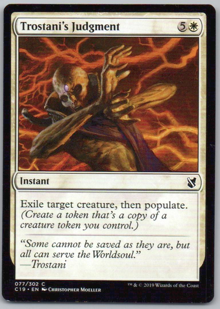 Trostani's Judgment 77 Normal Instant Card - Commander 2019