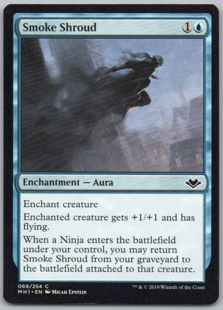 Smoke Shroud 69 Normal Enchantment Card - Modern Horizons