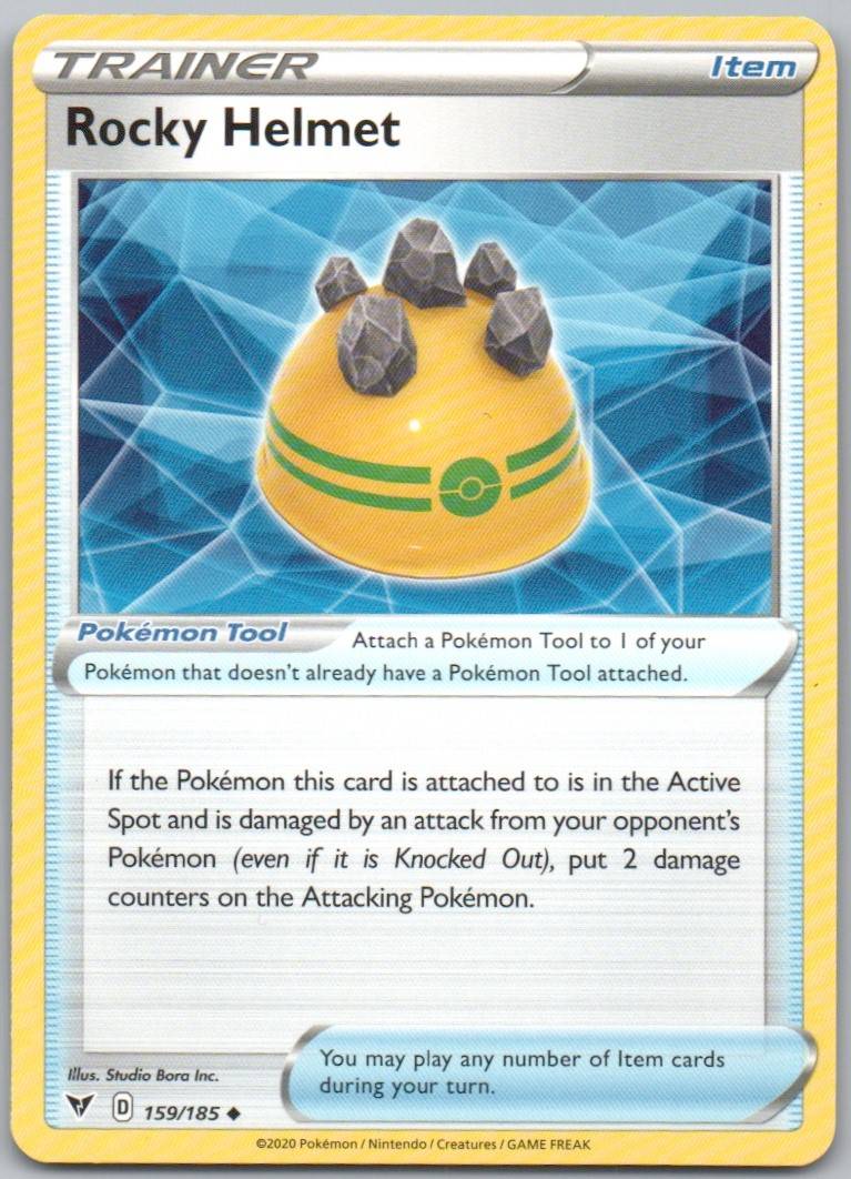 Rocky Helmet 159 Normal Trainer Card - Vivid Voltage