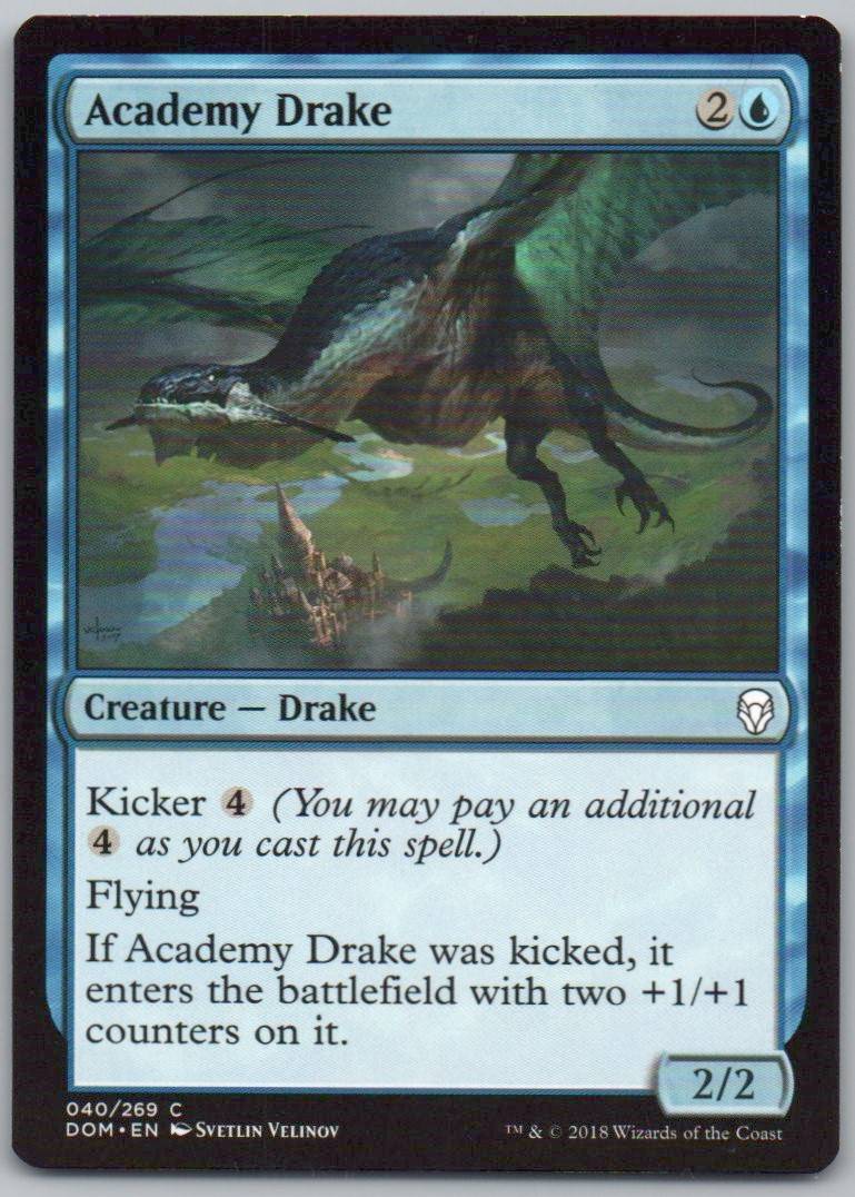 Academy Drake 40 Normal Creature Card - Dominaria