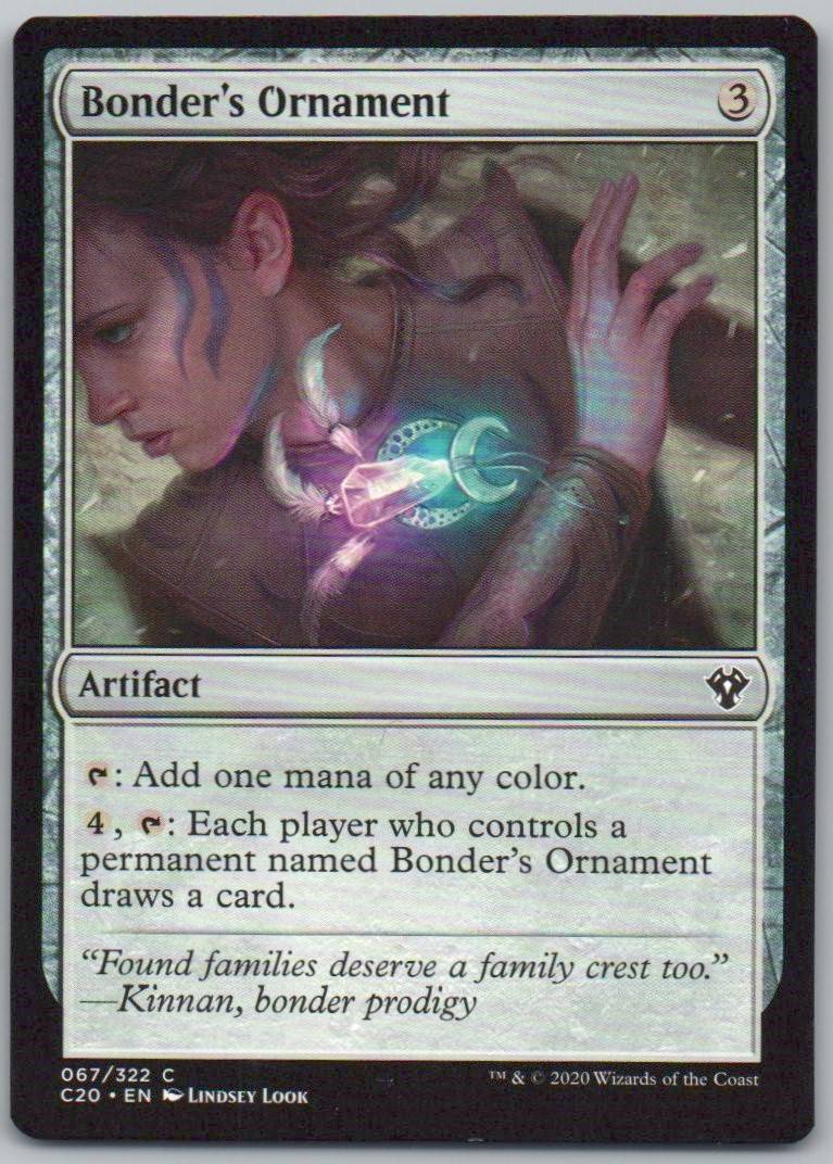 Bonder's Ornament 67 Normal Artifact Card - Commander 2020
