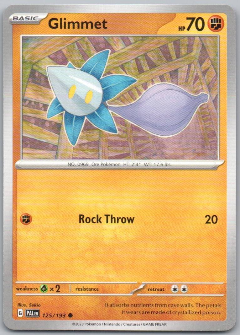 Glimmet 125 Normal Fighting Card - Paldea Evolved