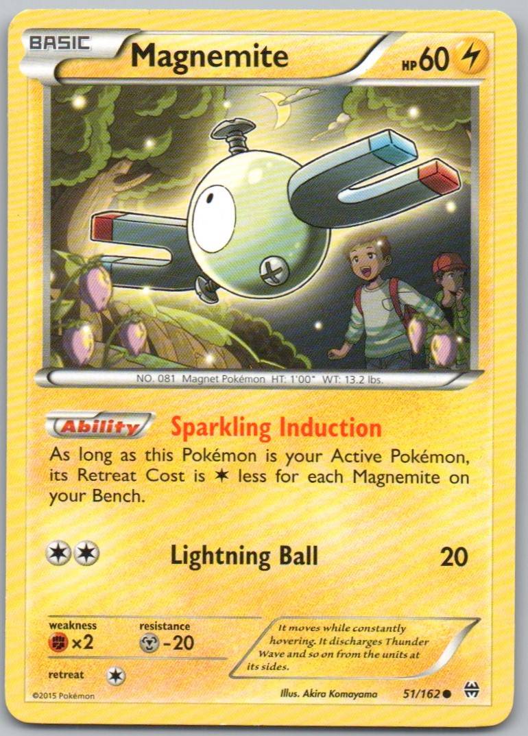 Magnemite 051 Normal Lightning Card - BREAKthrough