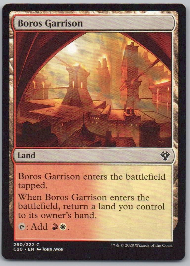 Boros Garrison 260 Normal Land Card - Commander 2020