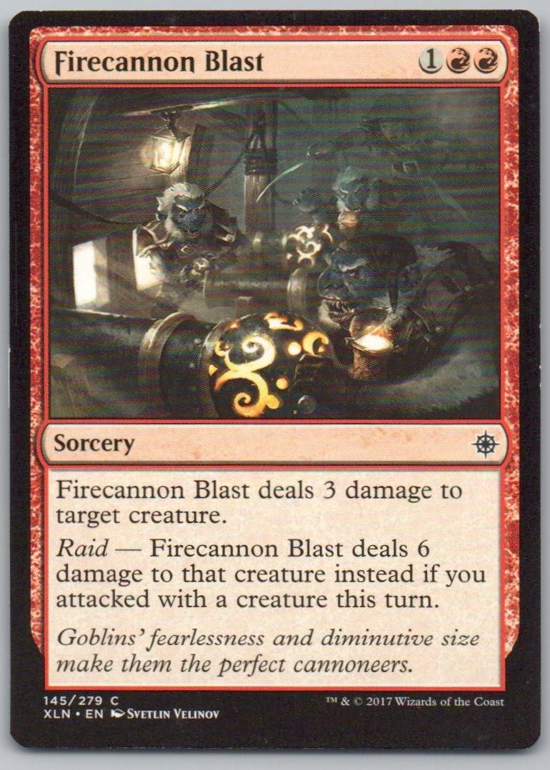 Firecannon Blast 145 Normal Sorcery Card - Ixalan