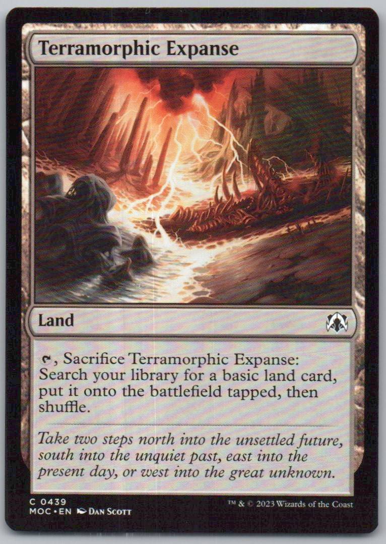Terramorphic Expanse 439 0 Land Card - Commander: March of the Machine