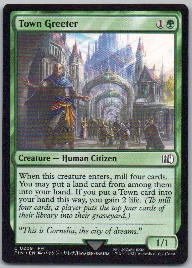 Town Greeter 209 Normal Creature Card - FINAL FANTASY