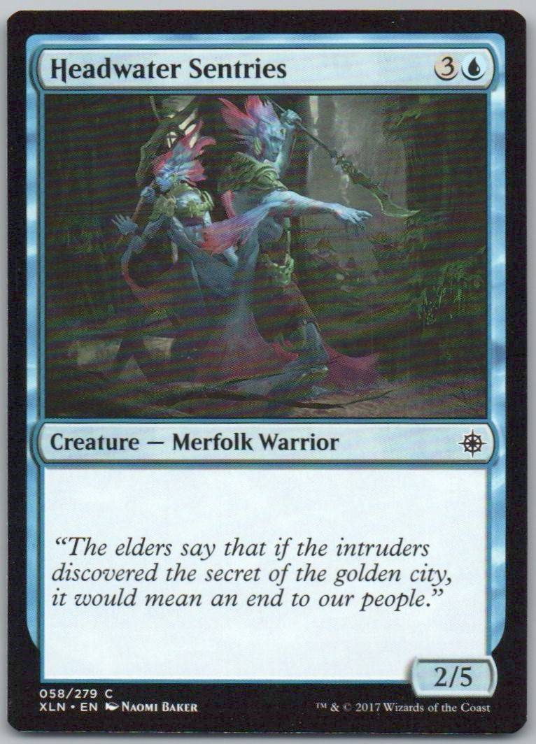 Headwater Sentries 58 Normal Creature Card - Ixalan
