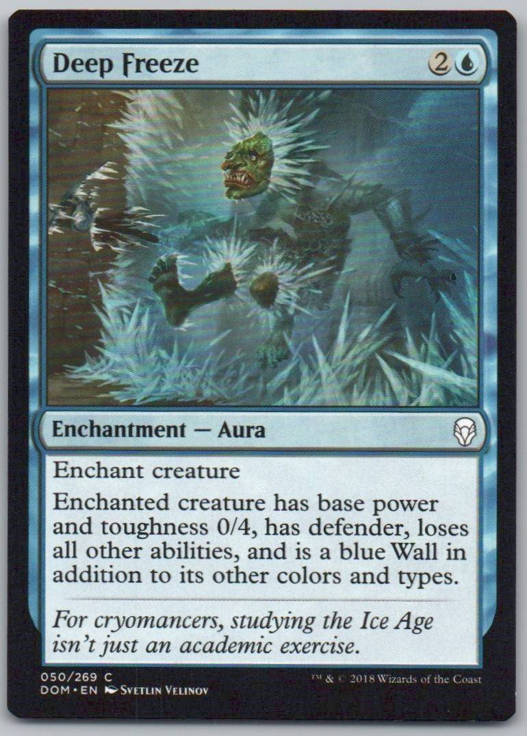 Deep Freeze 50 Normal Enchantment Card - Dominaria