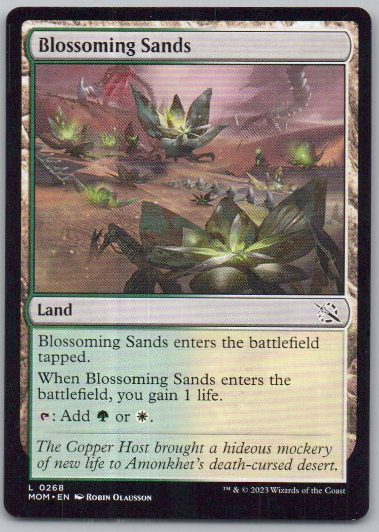 Blossoming Sands 268 0 Land Card - March of the Machine