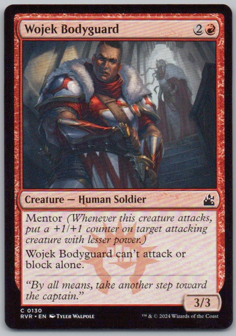 Wojek Bodyguard 130 Normal Creature Card - Ravnica Remastered