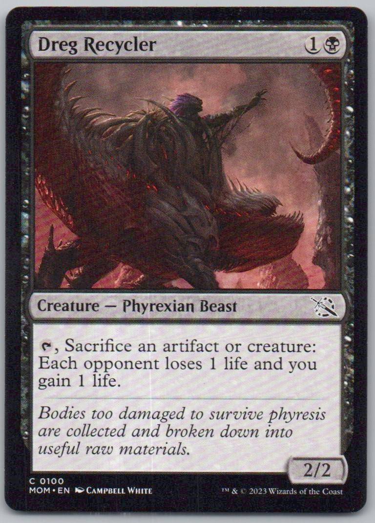 Dreg Recycler 100 0 Creature Card - March of the Machine