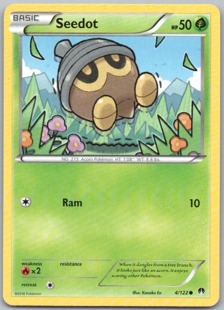 Seedot 004 Normal Grass Card - BREAKpoint