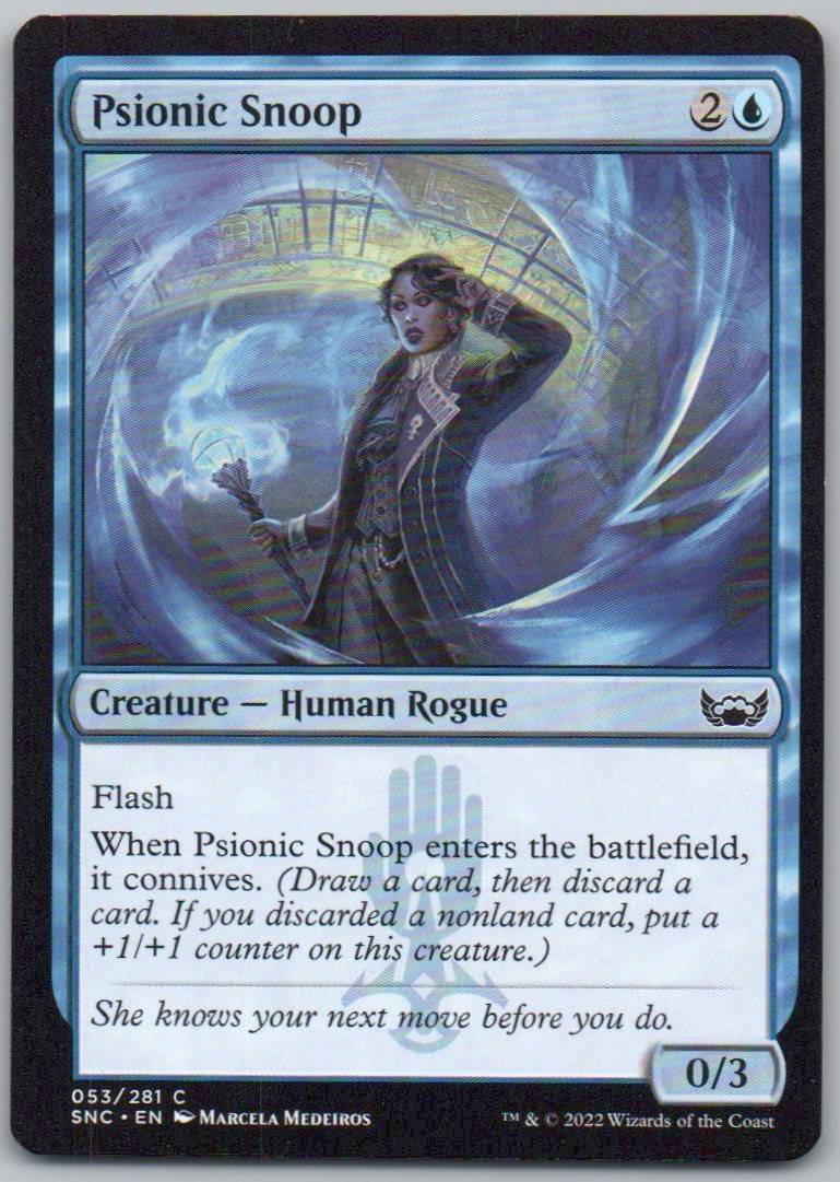 Psionic Snoop 53 Normal Creature Card - Streets of New Capenna