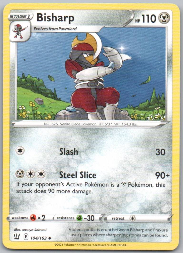 Bisharp 104 Normal Metal Card - Battle Styles