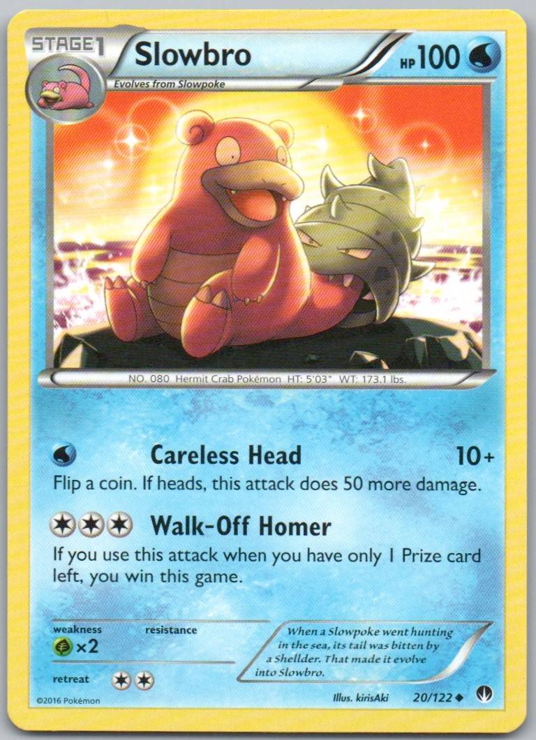Slowbro 020 Normal Water Card - BREAKpoint