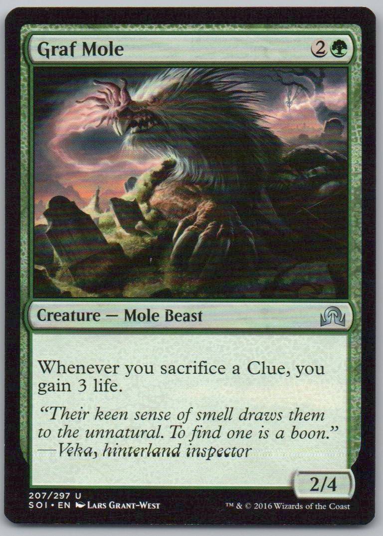 Graf Mole 207 Normal Creature Card - Shadows over Innistrad