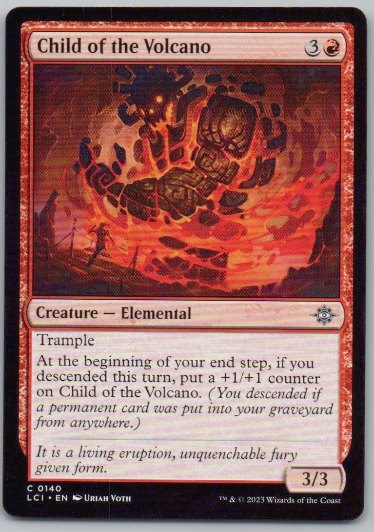 Child of the Volcano 140 0 Creature Card - The Lost Caverns of Ixalan