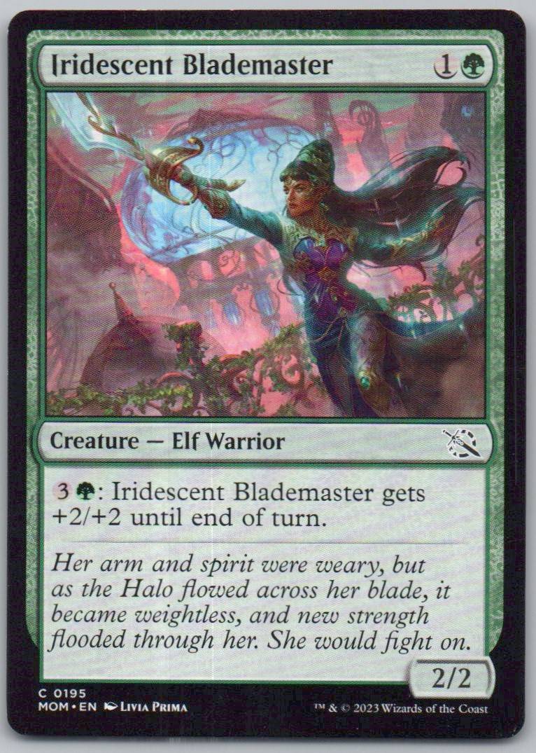 Iridescent Blademaster 195 0 Creature Card - March of the Machine