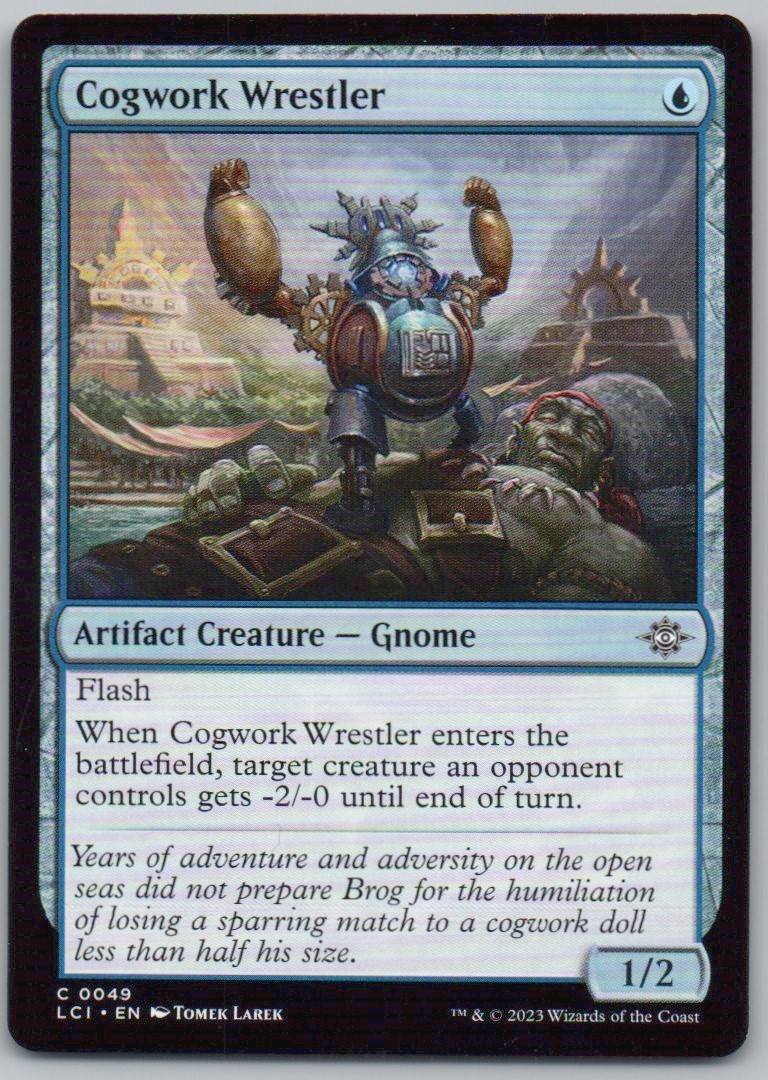 Cogwork Wrestler 49 0 Artifact Card - The Lost Caverns of Ixalan